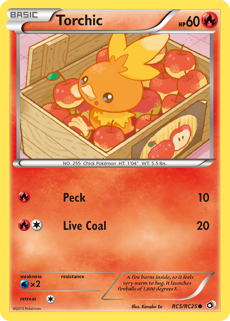 Torchic – Legendary Treasures RC5/RC25 Pokémon card