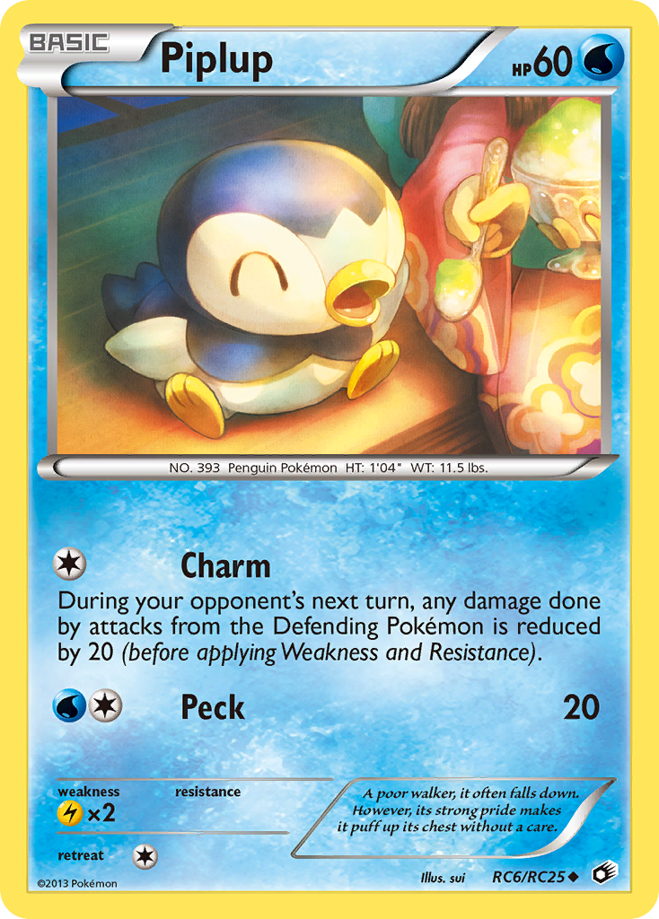 Piplup – Legendary Treasures RC6/RC25 Pokémon card
