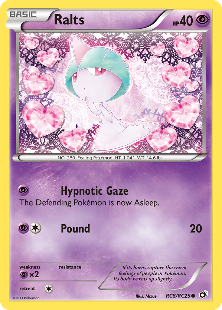 Ralts – Legendary Treasures RC8/RC25 Pokémon card