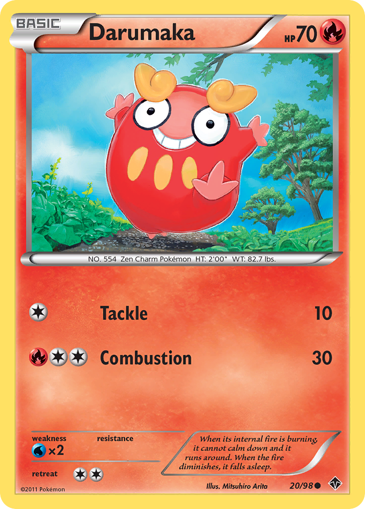 Darumaka – Emerging Powers 20/98 Pokémon card