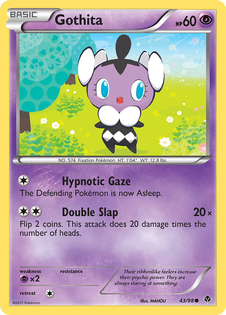 Gothita – Emerging Powers 43/98 Pokémon card