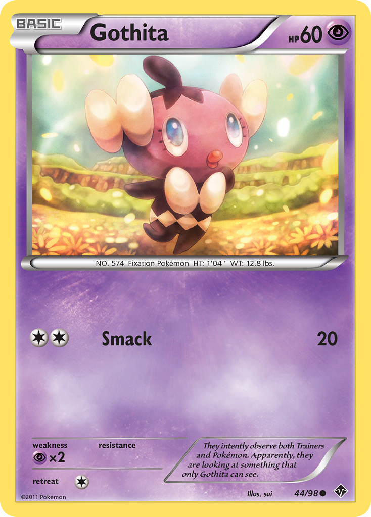 Gothita – Emerging Powers 44/98 Pokémon card