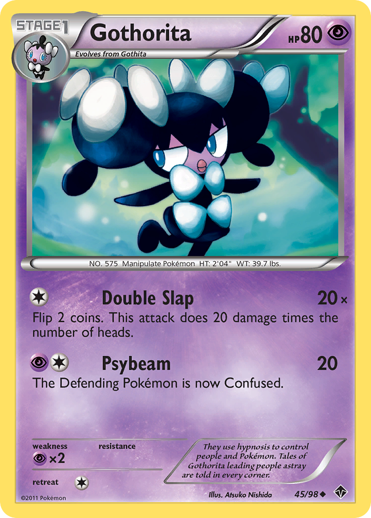 Gothorita – Emerging Powers 45/98 Pokémon card
