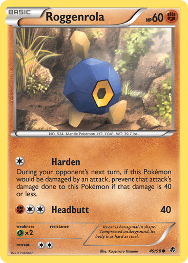 Roggenrola - Emerging Powers 49