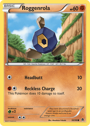 Roggenrola - Emerging Powers 50