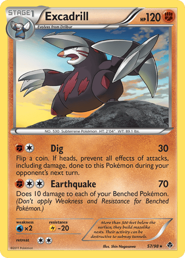 Excadrill - Emerging Powers 57