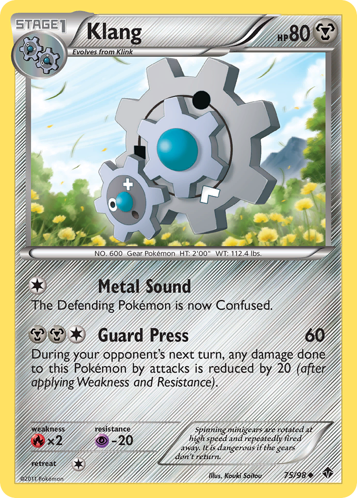 Klang – Emerging Powers 75/98 Pokémon card
