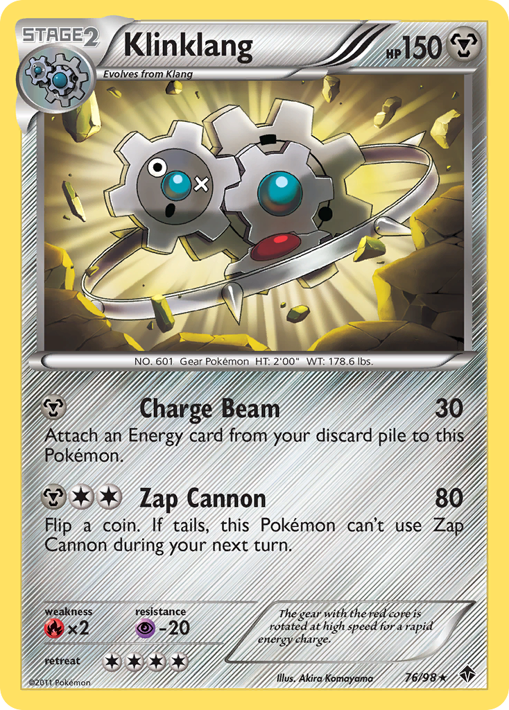 Klinklang – Emerging Powers 76/98 Pokémon card