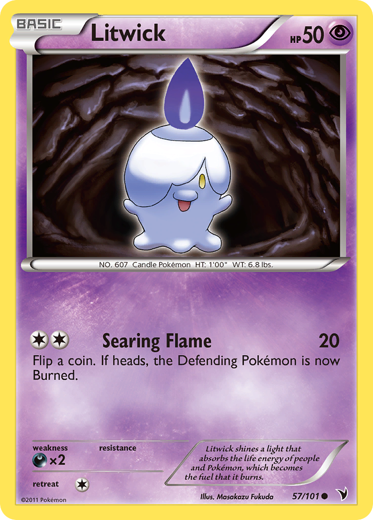 Litwick – Noble Victories 57/101 Pokémon card