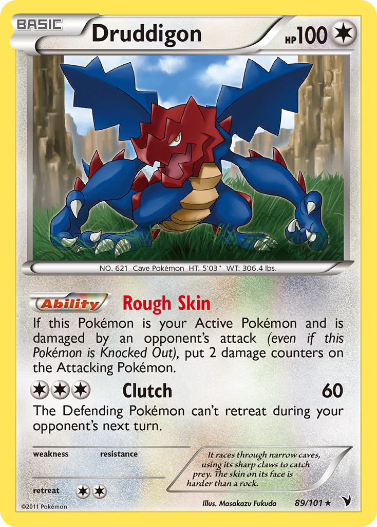 Druddigon – Noble Victories 89/101 Pokémon card