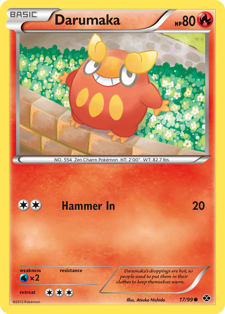 Darumaka – Next Destinies 17/99 Pokémon card