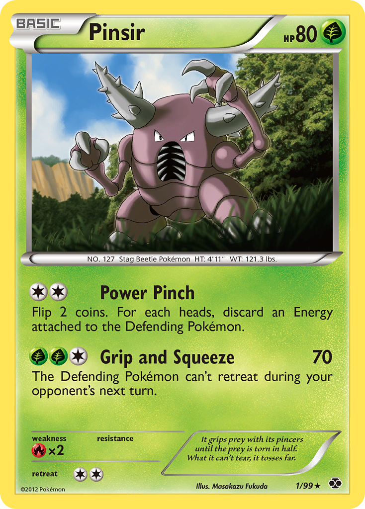 Pinsir – Next Destinies 1/99 Pokémon card