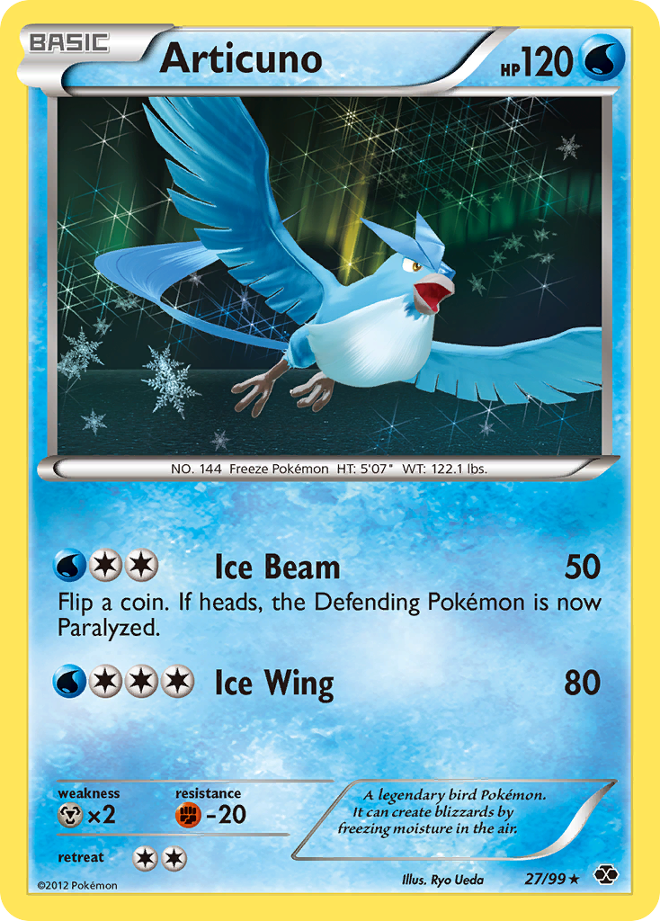 Articuno – Next Destinies 27/99 Pokémon card