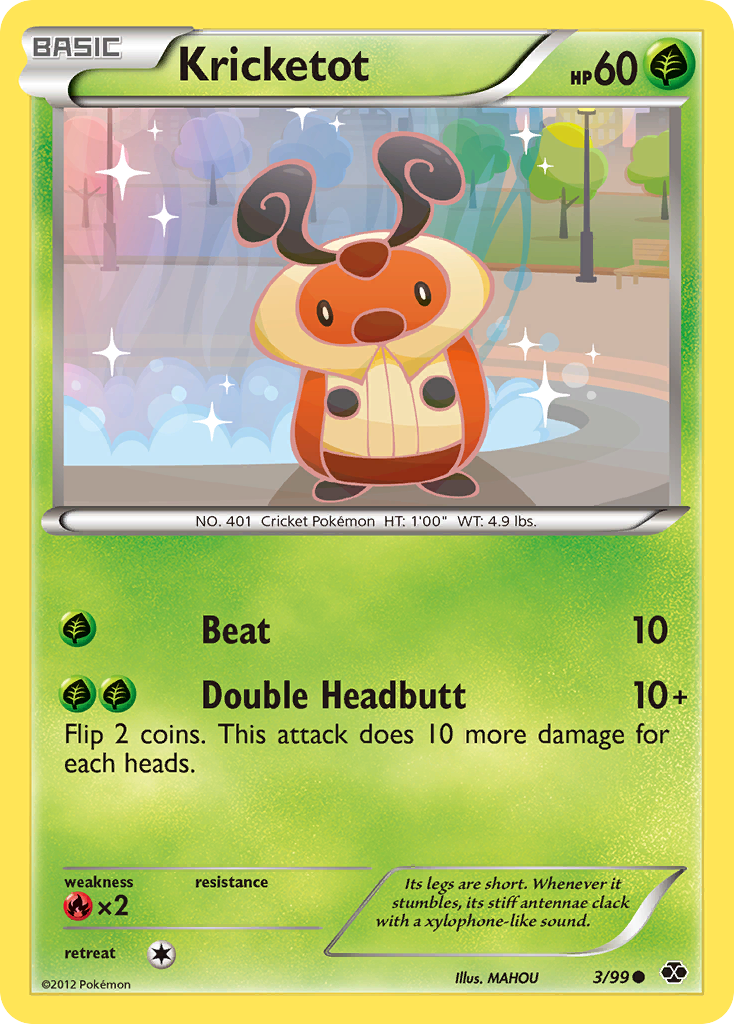 Kricketot – Next Destinies 3/99 Pokémon card