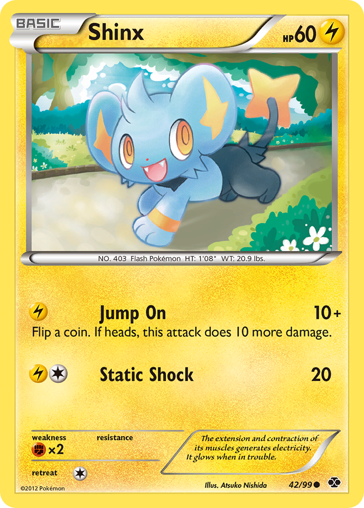 Shinx – Next Destinies 42/99 Pokémon card