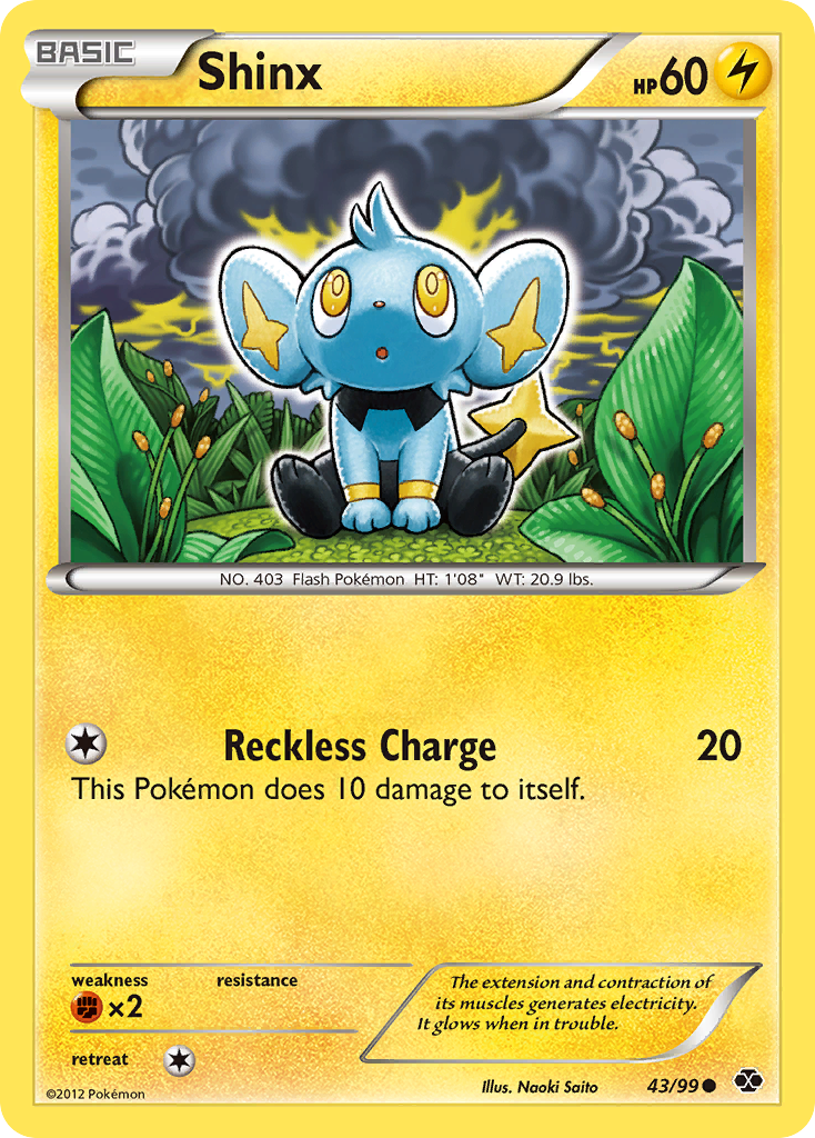 Shinx – Next Destinies 43/99 Pokémon card