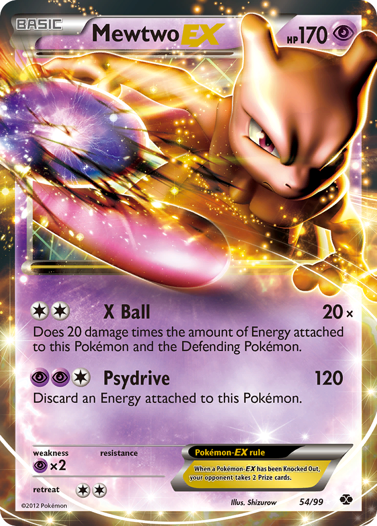 Mewtwo-EX – Next Destinies 54/99 Pokémon card