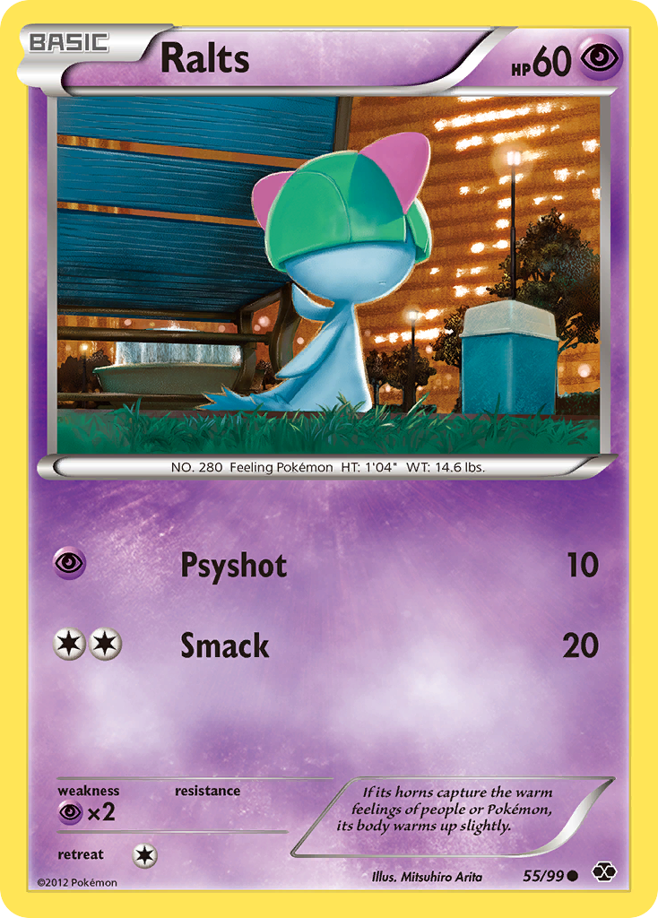 Ralts – Next Destinies 55/99 Pokémon card
