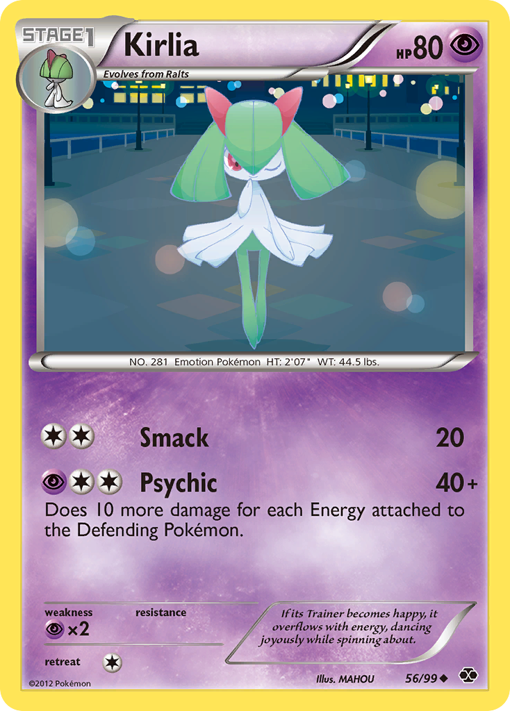 Kirlia – Next Destinies 56/99 Pokémon card