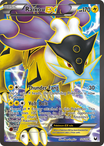 Raikou-EX - Dark Explorers 105