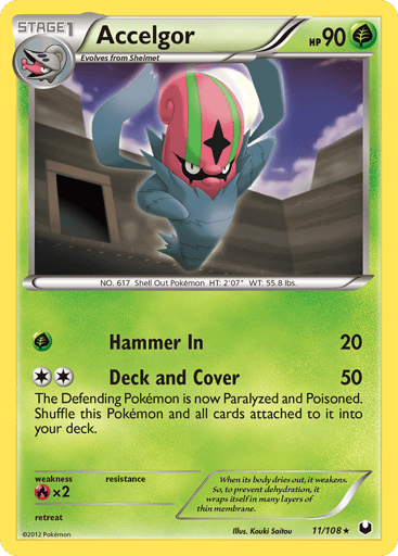Accelgor - Dark Explorers 11
