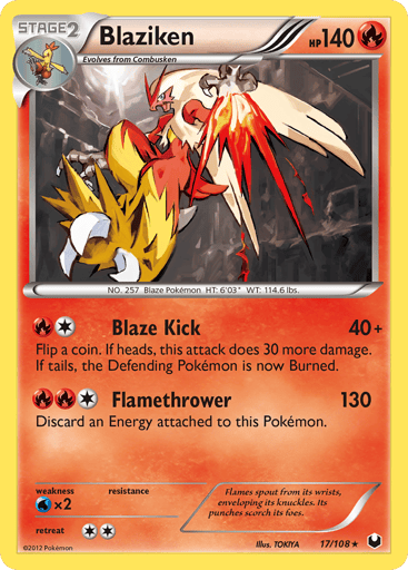 Blaziken - Dark Explorers 17