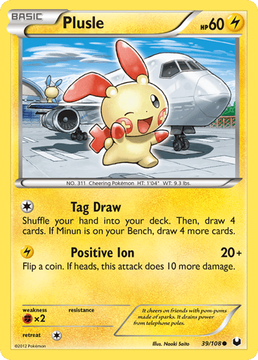 Plusle - Dark Explorers 39
