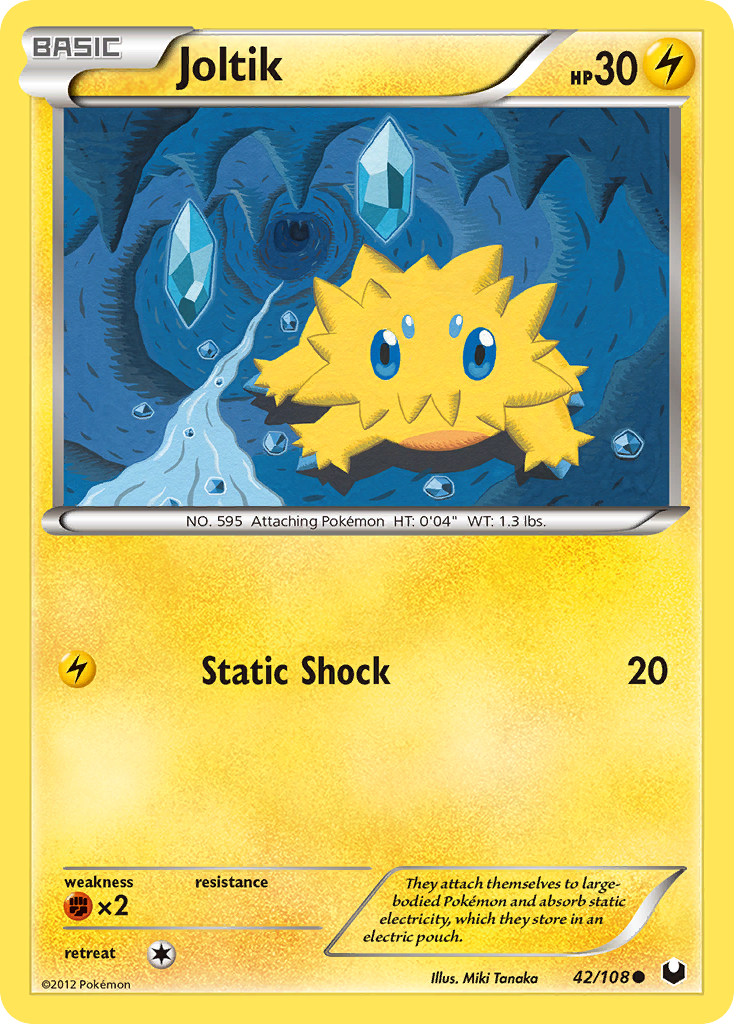 Joltik – Dark Explorers 42/108 Pokémon card
