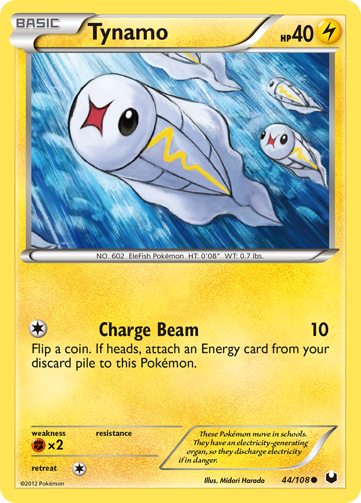 Tynamo – Dark Explorers 44/108 Pokémon card