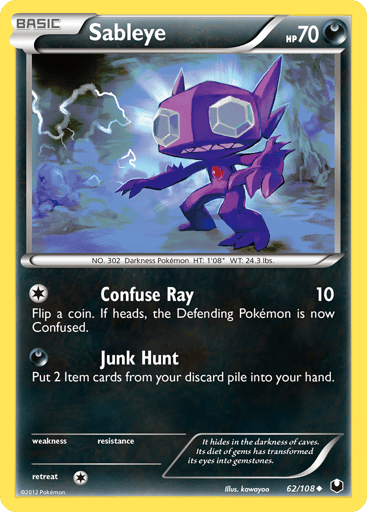 Sableye - Dark Explorers 62