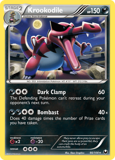 Krookodile - Dark Explorers 66