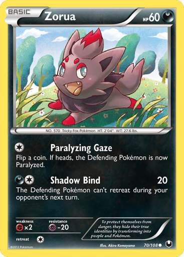 Zorua - Dark Explorers 70