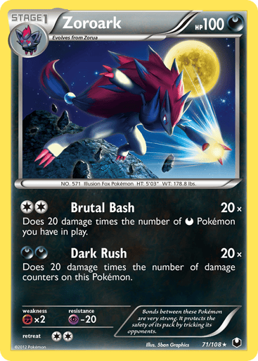 Zoroark - Dark Explorers 71
