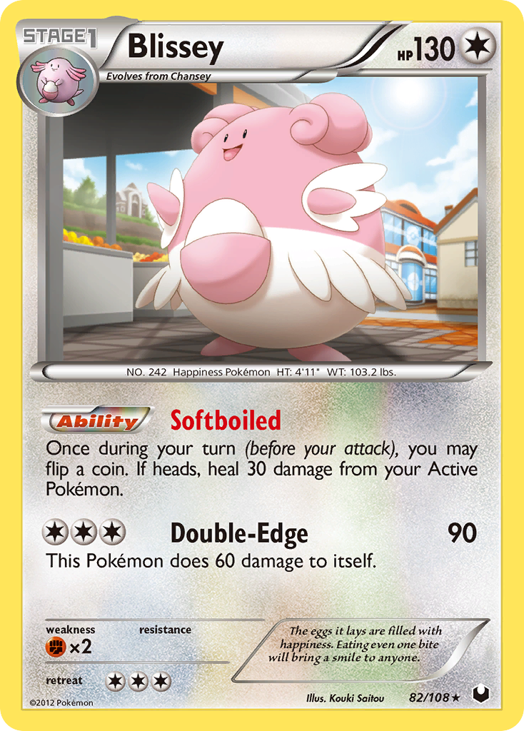 Blissey – Dark Explorers 82/108 Pokémon card