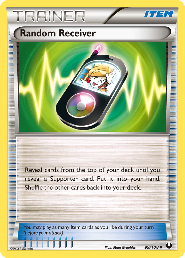 Random Receiver – Dark Explorers 99/108 Pokémon card