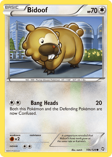 Bidoof - Dragons Exalted 106