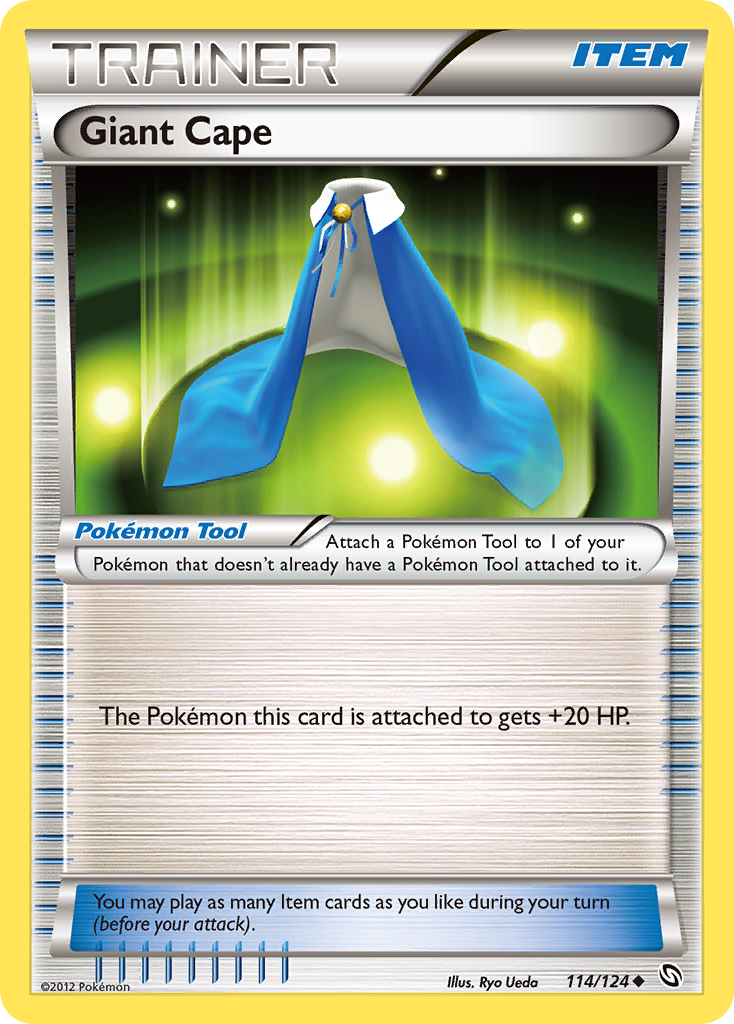 Giant Cape – Dragons Exalted 114/124 Pokémon card