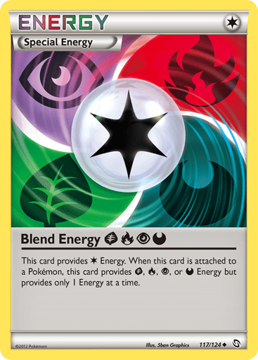 Blend Energy GrassFirePsychicDarkness - Dragons Exalted 117