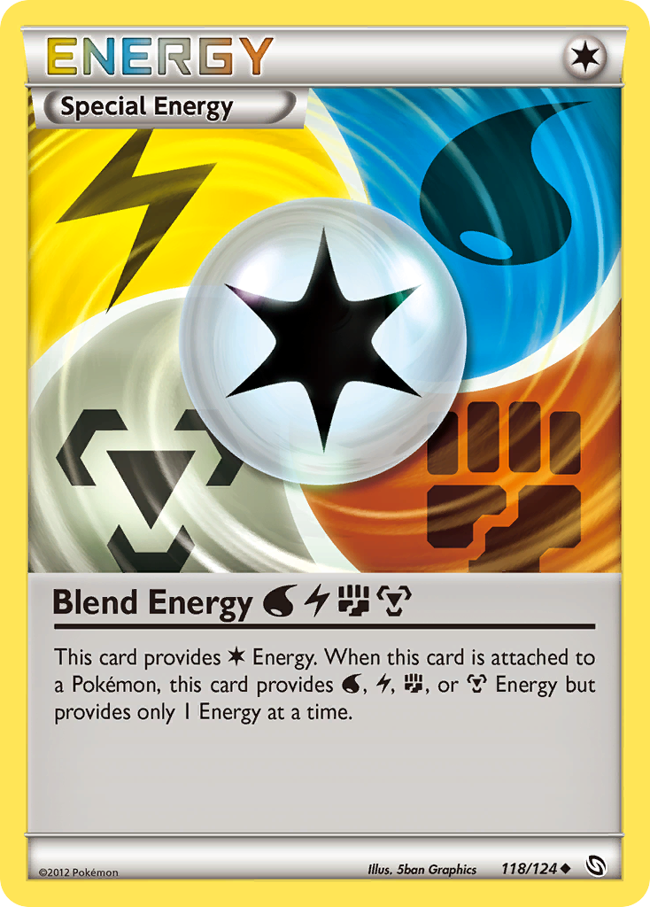 Blend Energy WaterLightningFightingMetal – Dragons Exalted 118/124 Pokémon card