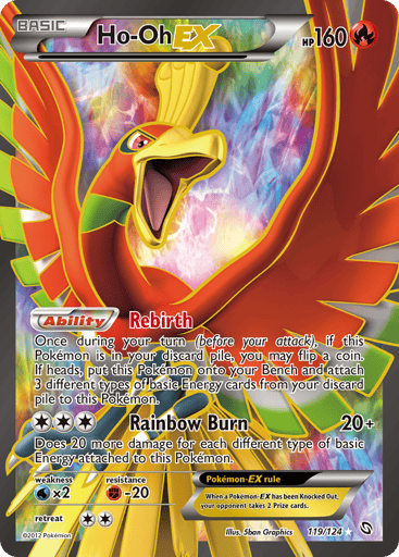Ho-Oh-EX - Dragons Exalted 119