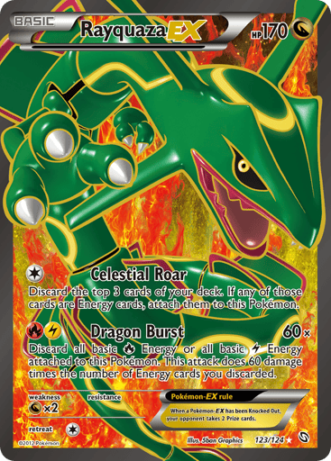 Rayquaza-EX - Dragons Exalted 123