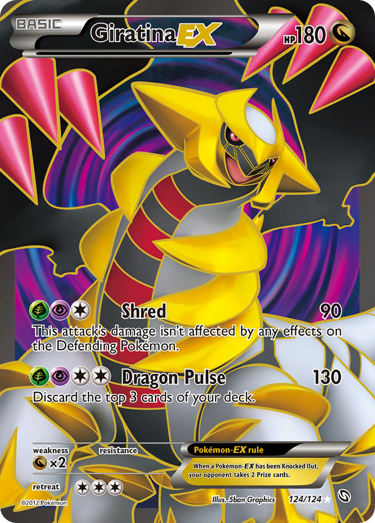 Giratina-EX – Dragons Exalted 124/124 Pokémon card