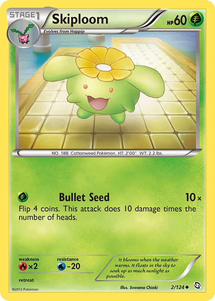 Skiploom – Dragons Exalted 2/124 Pokémon card