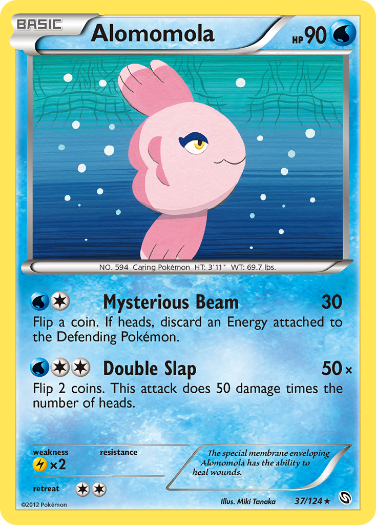 Alomomola – Dragons Exalted 37/124 Pokémon card