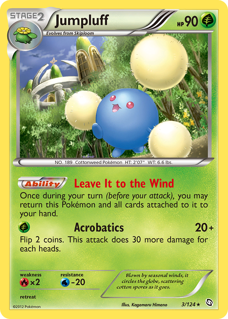 Jumpluff – Dragons Exalted 3/124 Pokémon card