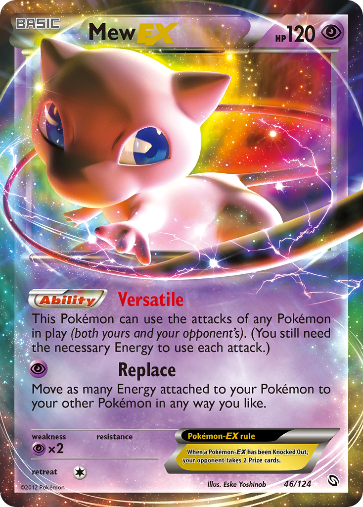 Mew-EX – Dragons Exalted 46/124 Pokémon card