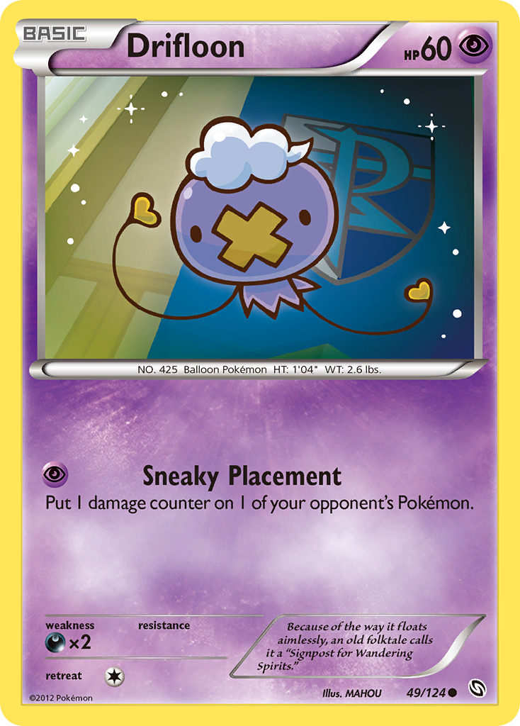 Drifloon – Dragons Exalted 49/124 Pokémon card