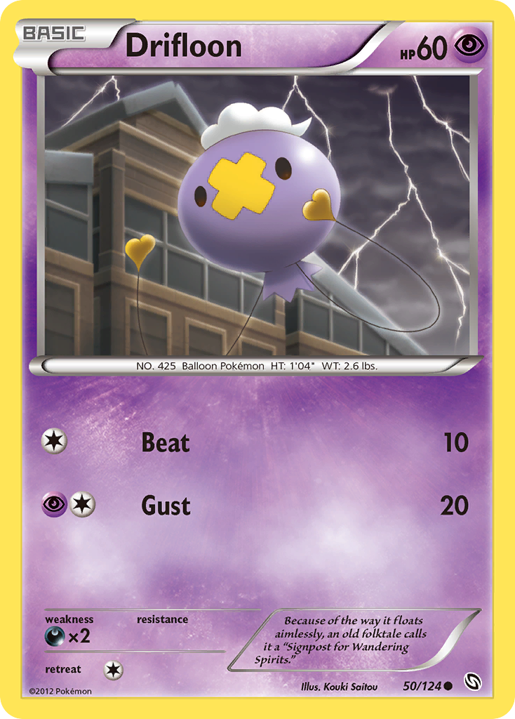 Drifloon – Dragons Exalted 50/124 Pokémon card