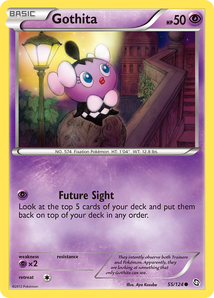 Gothita – Dragons Exalted 55/124 Pokémon card