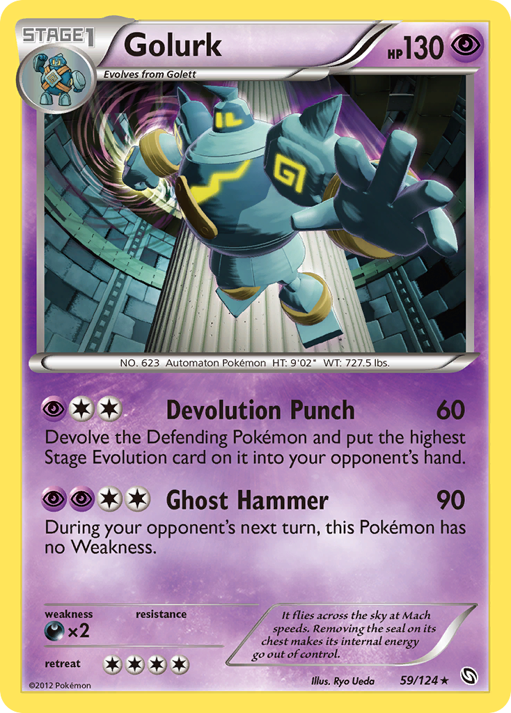Golurk – Dragons Exalted 59/124 Pokémon card